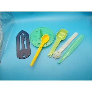 Tupperware Kitchen Utensil‎ Set Spoon Spatula Scraper Multi-tool Gadget Lot
